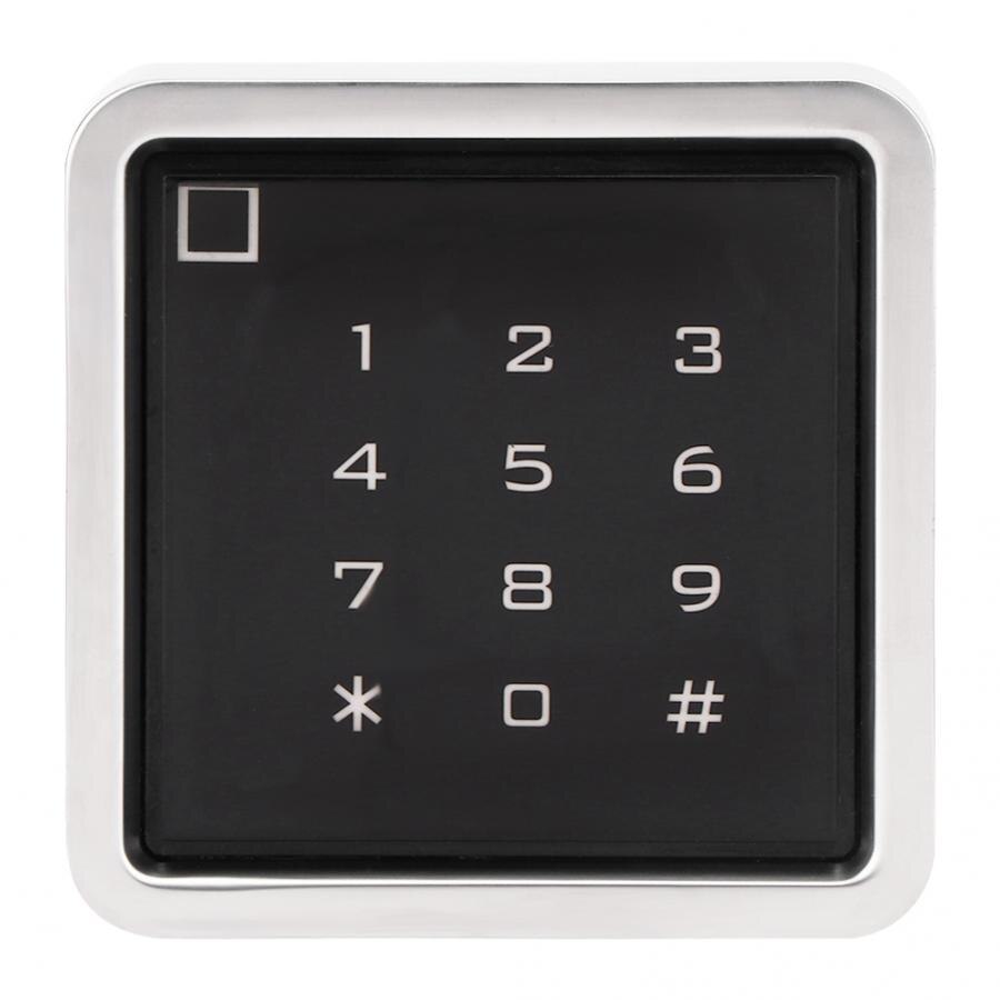 Ip68 vandtæt metal dør adgangskontrolkort touch tastatur kodeord wiegand 26 hjem sikkerhedssystem