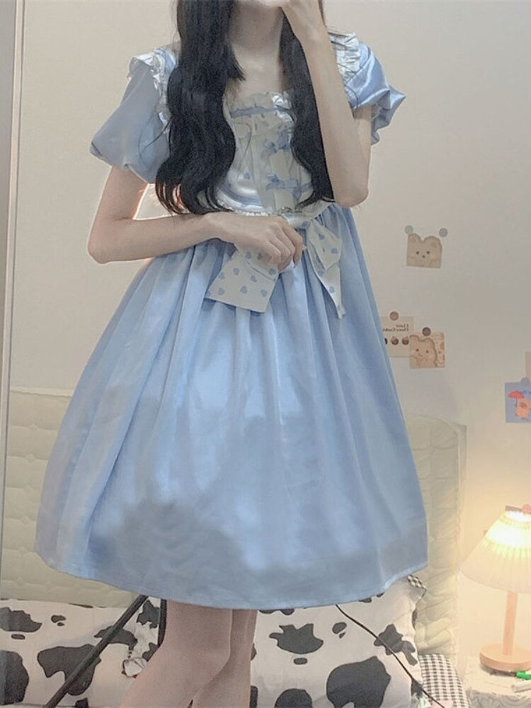 Abito in pizzo floreale dolce Kawaii - Kawaii Fashion Shop | Carino Abito in pizzo floreale dolce Kawaii - Kawaii Fashion Shop | Carino
