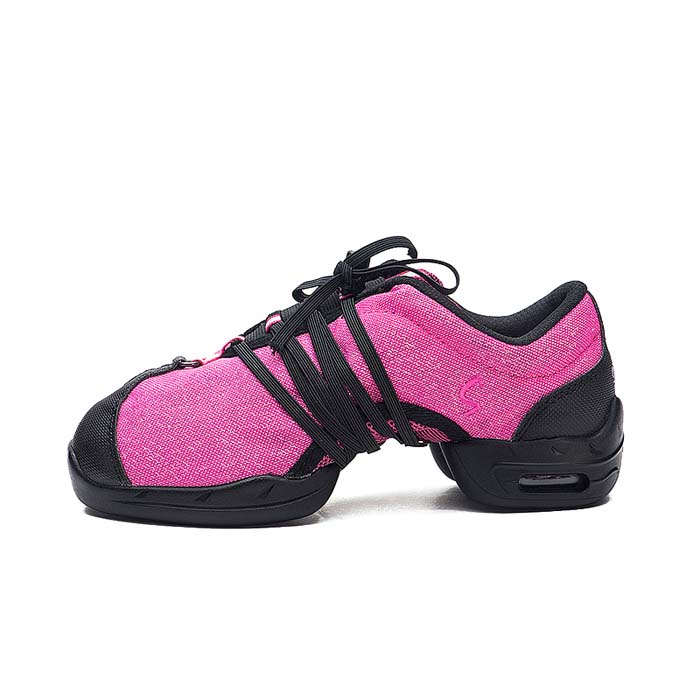Sansha professeurs de toile professionnels Salsa Jazz chaussures de danse modernes pour femmes hommes baskets de danse P54C: Peach pink / 44