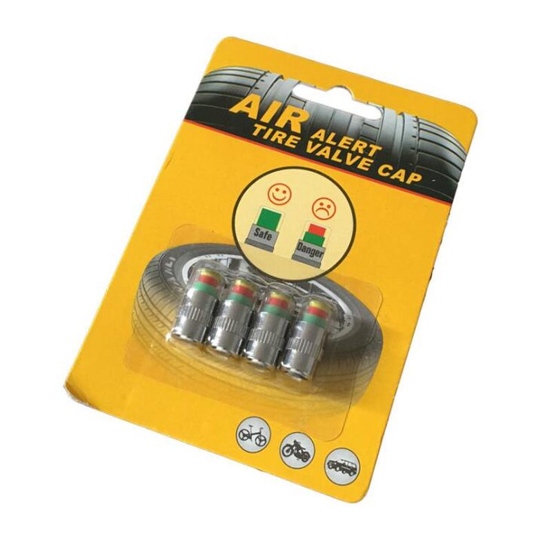 4Pcs/Lot ! Universal Tire Valve Pressure Sensor Monitor Light Car Warning Device Auto Electronic tire pressure gauge For Truck