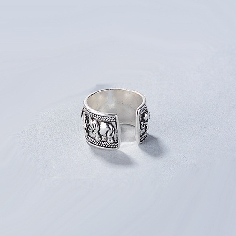 Persoonlijkheid Bohemian Vintage Olifant Ringen Voor Vrouwen Mannen Vintage Ringen Gothic Sieraden Valentines
