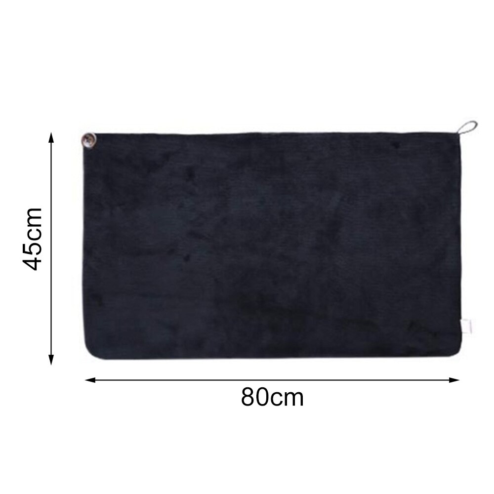 45 x 80cm vinter varmt hjem elektrisk opvarmning varmetæppe pude skulder hals mobil varme sjal usb blød 5v 4w sundhedspleje