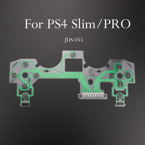 1 Pc Film conducteur Jdm-030 Jdm-040 Jdm-055 pour Playstation 4 Ps4 contrôleur câble flexible pour pièce de réparation de contrôleur Ps5: WHITE