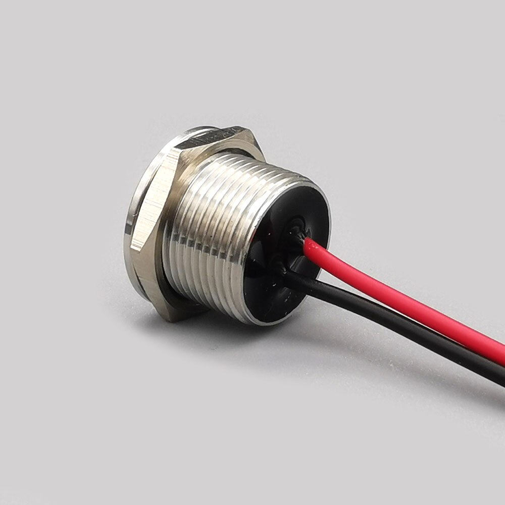 Interruttori tattili piezoelettrici impermeabili in acciaio inossidabile 16mm 19mm 22mm 25mm pulsante momentaneo capacitivo aperto normale