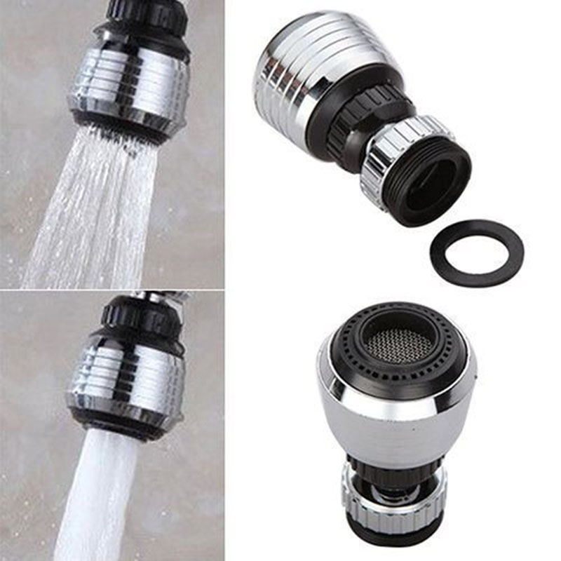 Rotatable Water Faucet Kitchen Parts Saving Faucet Tap Head Filter Spray Nozzle Steel Bubbler Bathroom Aerator Diffuser Supplies