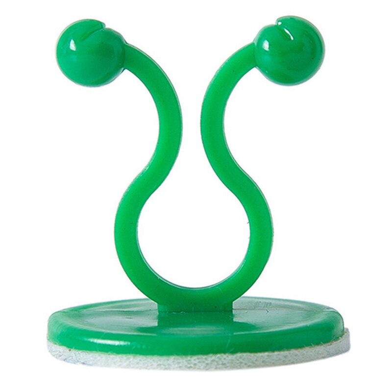 Planta Parede de Escalada Clipe Parede Vinha Fixação Na Parede Gancho Pegajoso Titular 10 pçs/lote!! Grampo invisível da braçadeira do rattan da parede