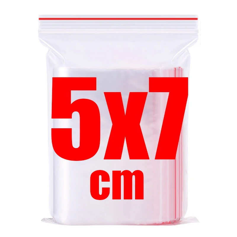 Self Sealing Clear Plastic Poly Bag Resealable Zip Bags Food Storage Pill Jewelry Package Reclosable Vacuum Fresh Sack: M / green