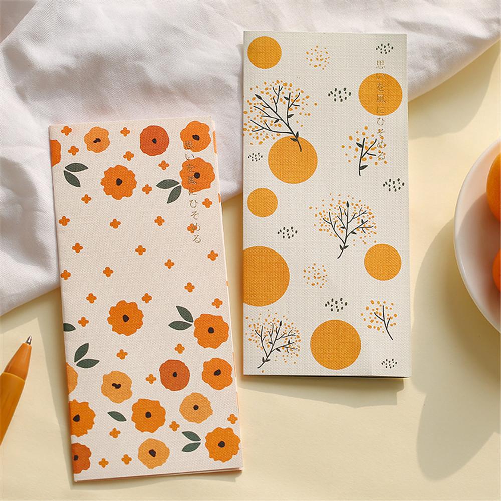 4pcs/set Kawaii Letter Paper Set Flower Envelope with Letter Paper Folding Writing Letter Pad Cute Stationery Letter Writing Set