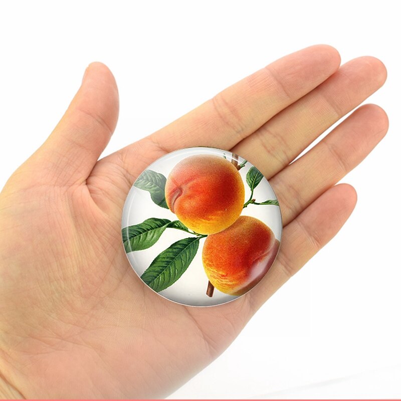 Fruit En Groente Koelkast Sticker Magnetische Avocado Perzik Tomaat Aardbei Orange Magneet Baby Onderwijs Home Decor