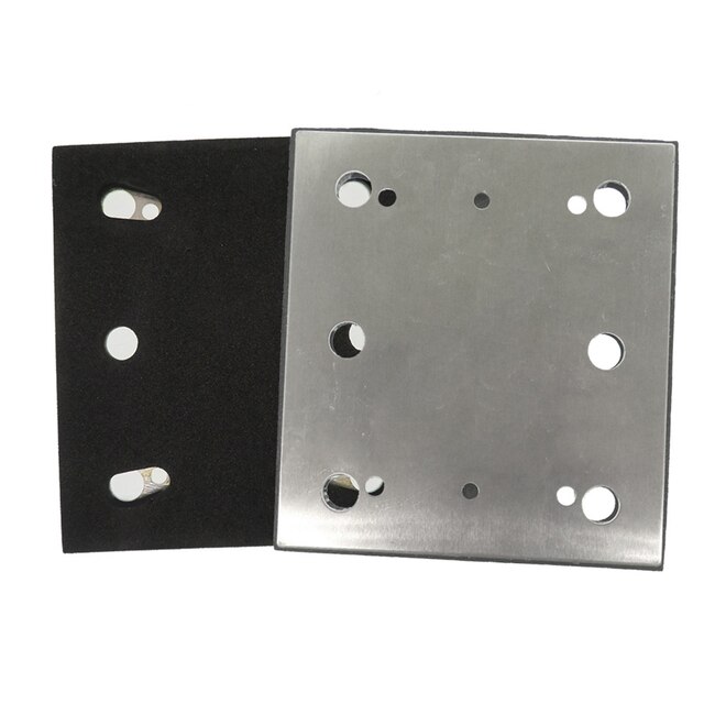 Placa de respaldo para lijadora Festool RS300 eq-plus/LRS 93, herramienta eléctrica, almohadilla de lijado cuadrada, disco de pulido plano, 93x178mm, 1 unidad: Negro