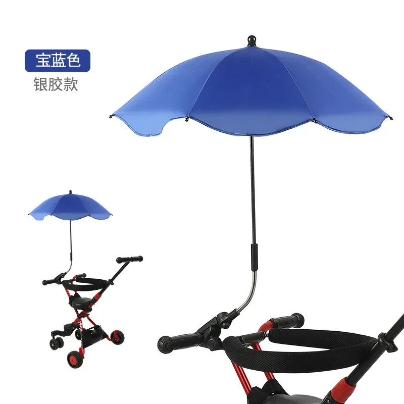 Universele Baby Auto Kinderwagen Paraplu Verstelbare Schaduw Paraplu Uv Zonnescherm Voor Kinderwagen Accessoires Zonneklep Draagbare Parasol Items: YELLOW