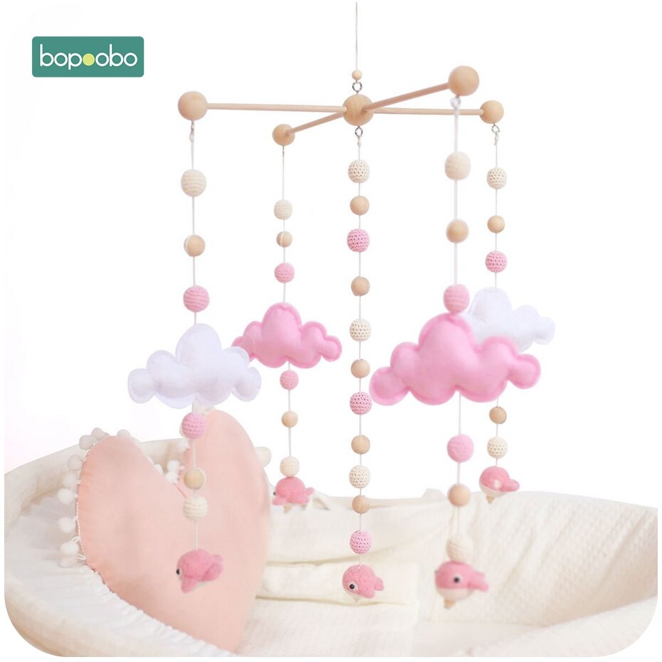 Bopoobo 5Set Baby Kleiderbügel Baby Mobile Krippe Aufhänger Rahmen Handy DIY Handwerk Baby Spielzeug Für Kinder Halter Arm Halterung baby Rassel