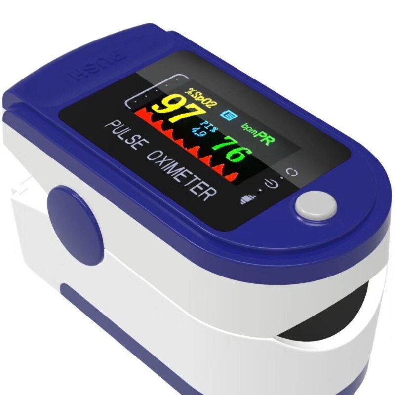 Oxímetro Digital SPO2 PR para dedo, pulsómetro, Monitor de saturación de oxígeno en sangre para dedo, cuidado de la salud