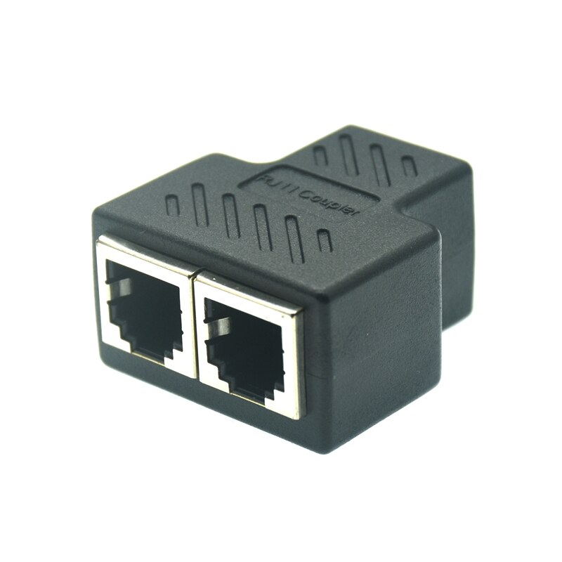 1PCS RJ11 6P6C 6P4C 6P2C Female To Female 1 to 2 Splitter PCB Connection Telephone Cable Coupter