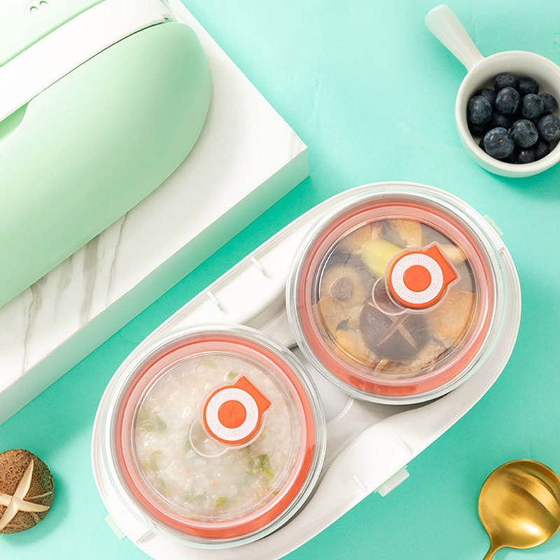 12V-24V/110V/220V Portable Electric Lunch Box Stainless Steel Rice Cooker Home Office Heated Food Warmer Container Meal Thermal