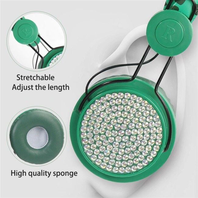 Cute Unicorn Headsets With Microphone Earphone for boys Kids daughter Headphones For Laptop Cellphones PC MP4 Tablet Headsets