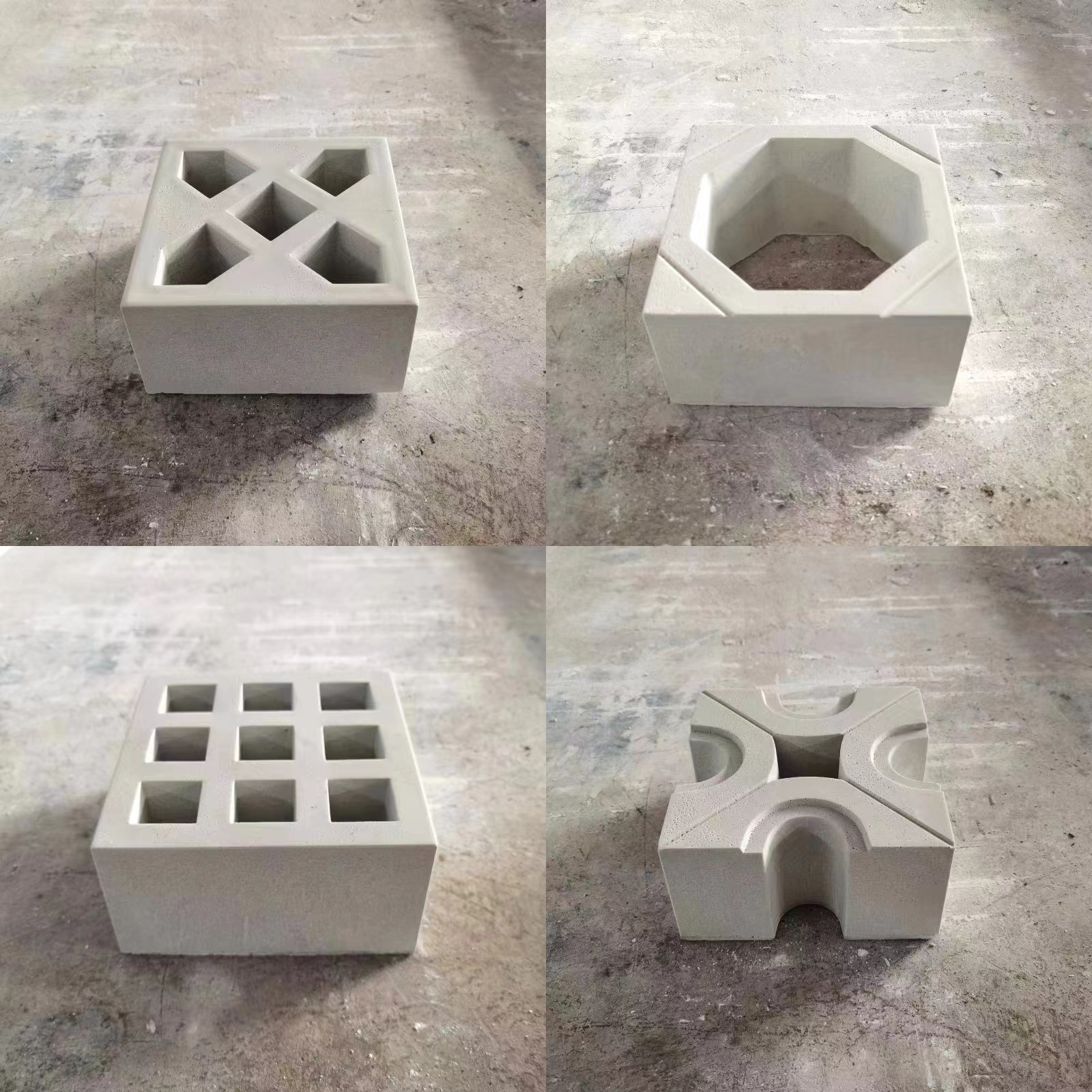 Cement Antieke Baksteen Mal Vierkante Tuinmuur Maken Bakstenen Mal 3d Carving Anti-Slip Beton Diy Bestrating Mallen 1Pc