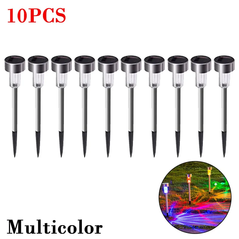 Solar Outdoor Lights Garden Lamps Powered Waterproof Landscape Path for Yard Backyard Lawn Patio Decorative LED Lighting: light yellow