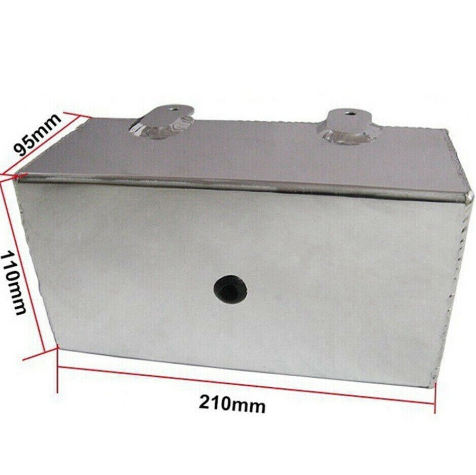 2L Aluminium Polished Car Windscreen Washer Bottle Intercooler Spray Tank w/Cap