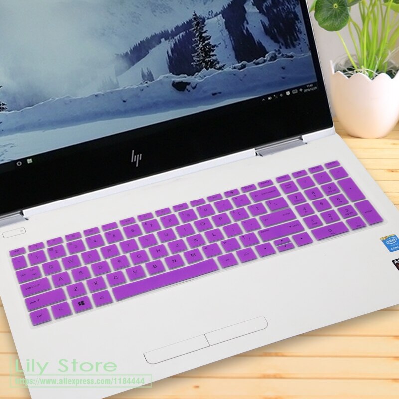 Silicone Laptop Keyboard Cover Protector For HP ProBook 470 G7 10th Gen 17 17.3 inch: purple