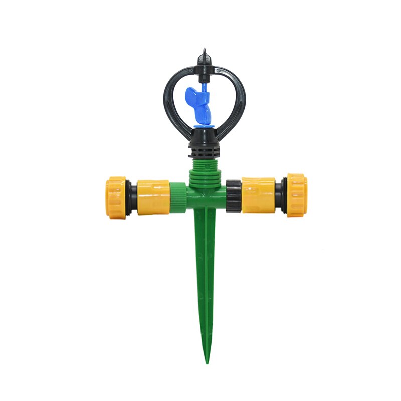 Garden farm irrigation sprinkler With support 360 degrees Rotary Lawn Sprinklers Garden Gardening Water watering 1PC: 3I4 to 3I4