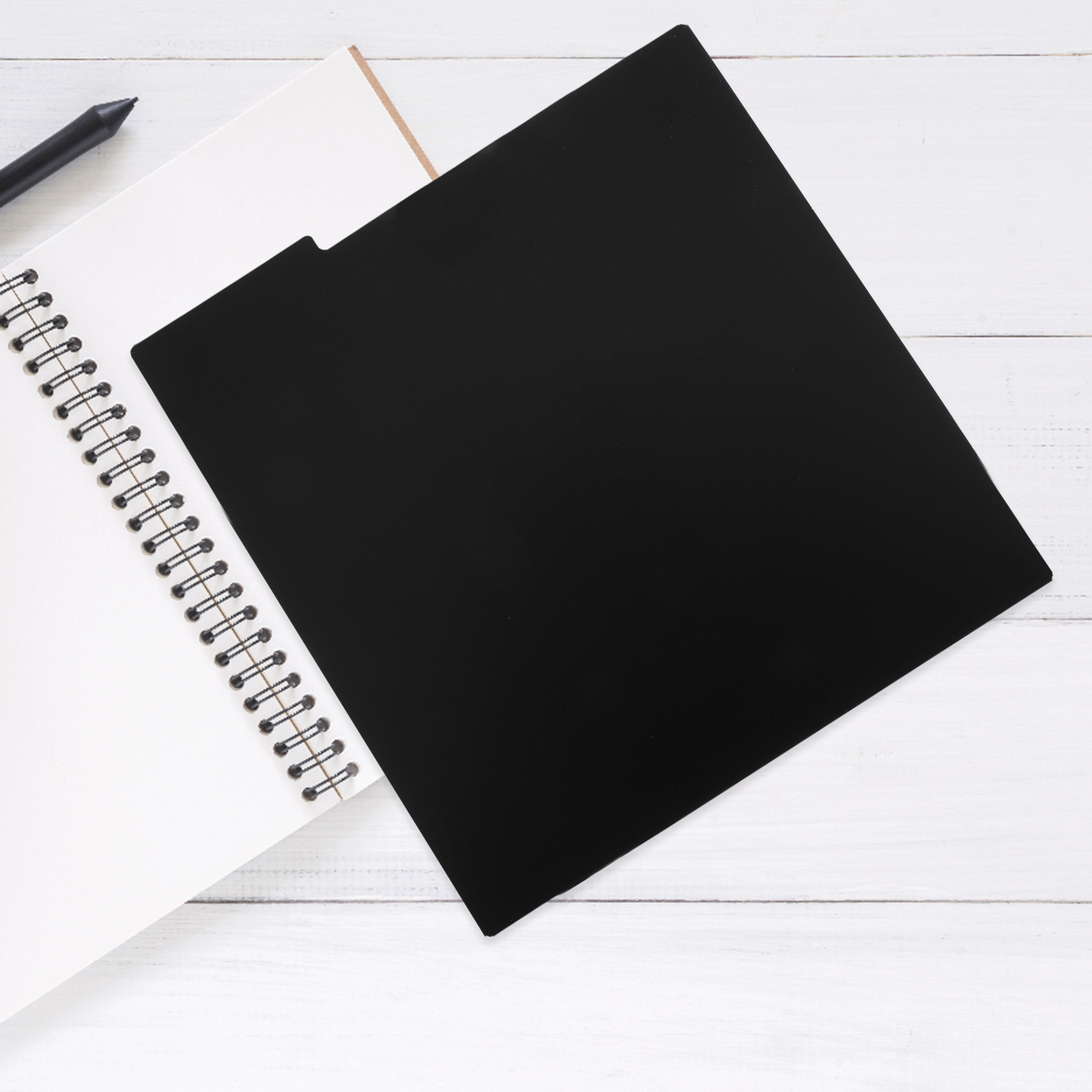 15pcs Blank Writable Divider Record Separator Book Shelf Dividers Library Accessories Black PP Magazine Holder Vinyl Record