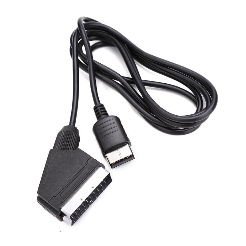 1.8M Rgb Scart Kabel Vga Rca Audio Kabel Cord Rgb Scart Kabel Compatibel Voor Sega Dreamcast Dc