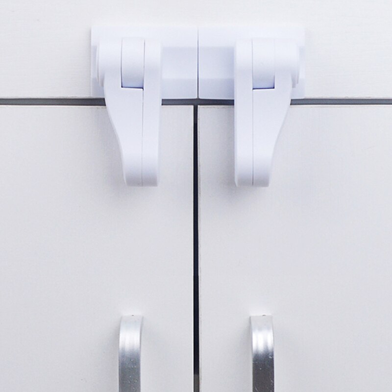 4 Stks/pak Baby Veiligheidsslot Deur Hendel Sloten Beveiliging Peuter Proof Deuren Lijm Hevels Handvat Compatibel Kinderen Levert