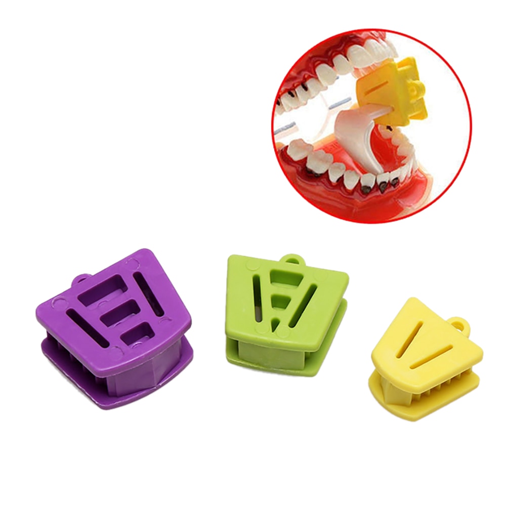 3 Pcs Dental Silicone Mond Prop Bijtblok Rubber Opener Retractor Latex Tanden Whitening Care Tool