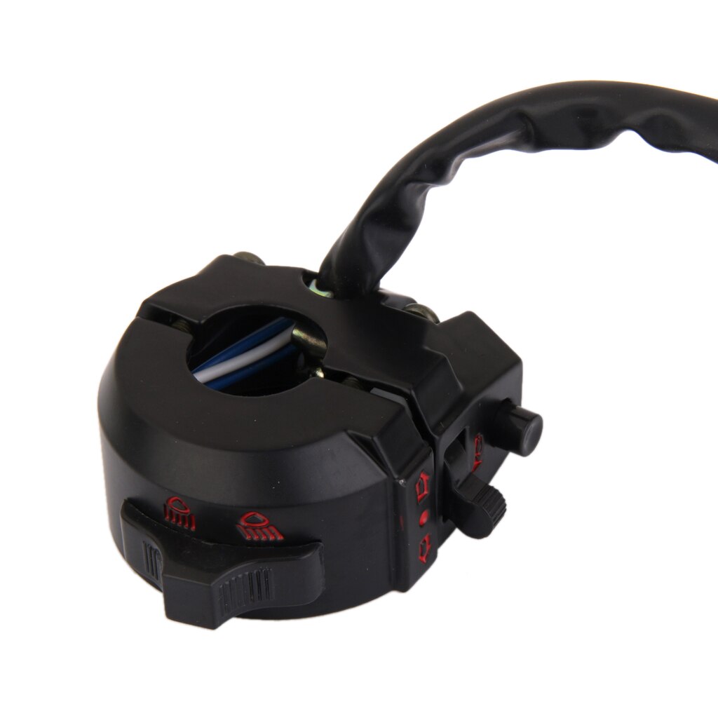 Alumiininen vedenpitävä moottoripyörän ohjaustangon ohjauskytkin hätävalojen suuntavilkkukytkimelle