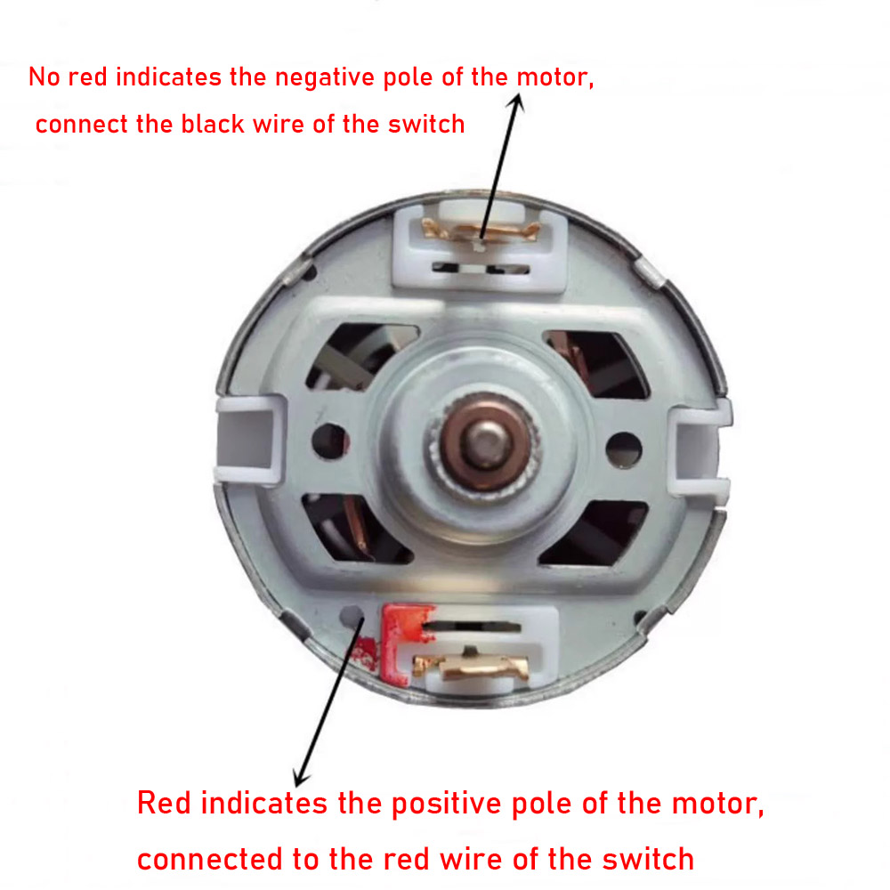 10.8v 12v 14.4v 16.8v 18v 21v 25v likestrøms elektrisk motor  rs550 9 tenner 12 tenner skrutrekkerbormotor med girkasse med høyt dreiemoment