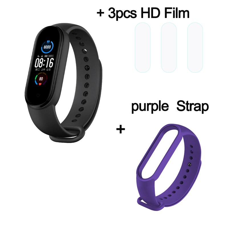 Xiaomi Mi banda inteligente a 5 pulsera 4 Color Pantalla AMOLED Miband gota 5 Smartband Fitness de Traker Bluetooth deporte impermeable banda inteligente: 08