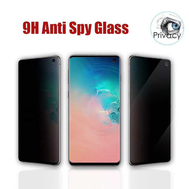 Hoogwaardige anti-spionage schermbeschermer voor samsung galaxy  a70 a50 a40 a30 a20 a10 , privacyglasfolie voor galaxy  s20 fe en galaxy 5g s10 lite.