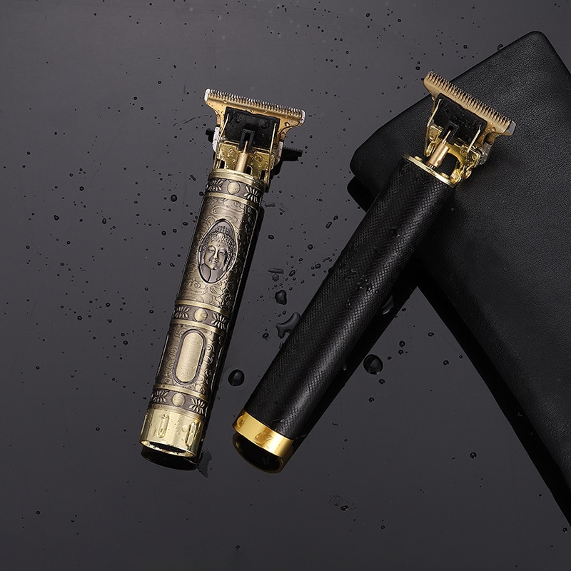 Rechargeable T-blade Hair Clipper Barber Carving Hair Trimmer Electric Clippers Barbershop Cordless Baldheaded Outliner Men