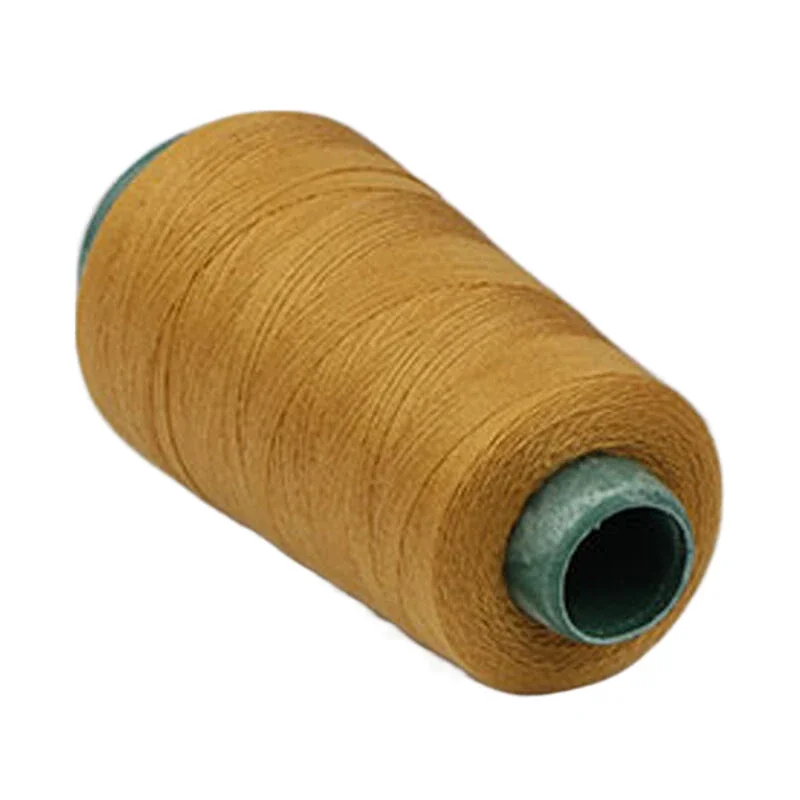 Hilo de coser para pantalones vaqueros, 1300 yardas, 20S/3, 3 hebras, máquina overlocking, cordones gruesos de poliéster, manualidades DIY, líneas de mezclilla, hilo de bordar: Marfíl