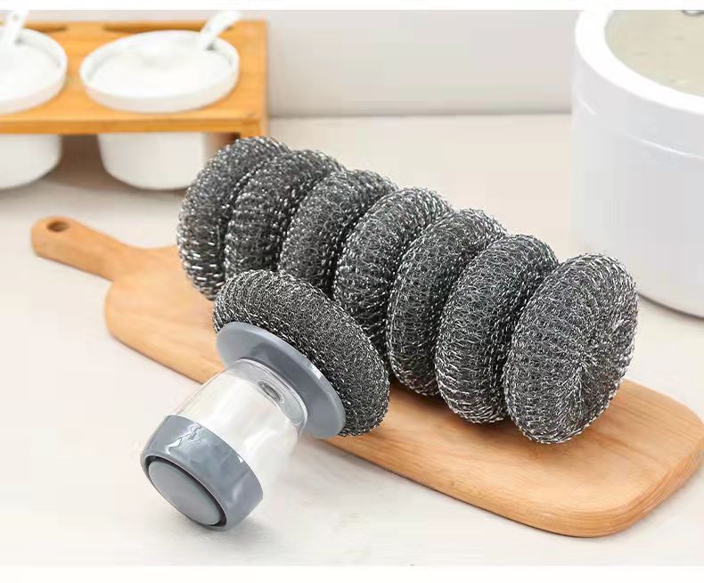 Plastic 2-In-1 Spons Doos Met Zeepdispenser Dubbele Laag Keuken Zeepdispenser Spons Scrubber Houder Case WJ608