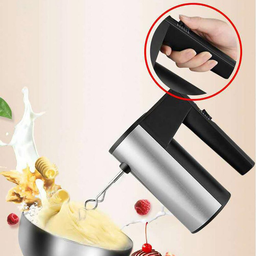 300W Electric Hand Food Mixer High Power Kitchen Gadgets Egg Beater Dough Cake Cream Food Blender Baking Accessories
