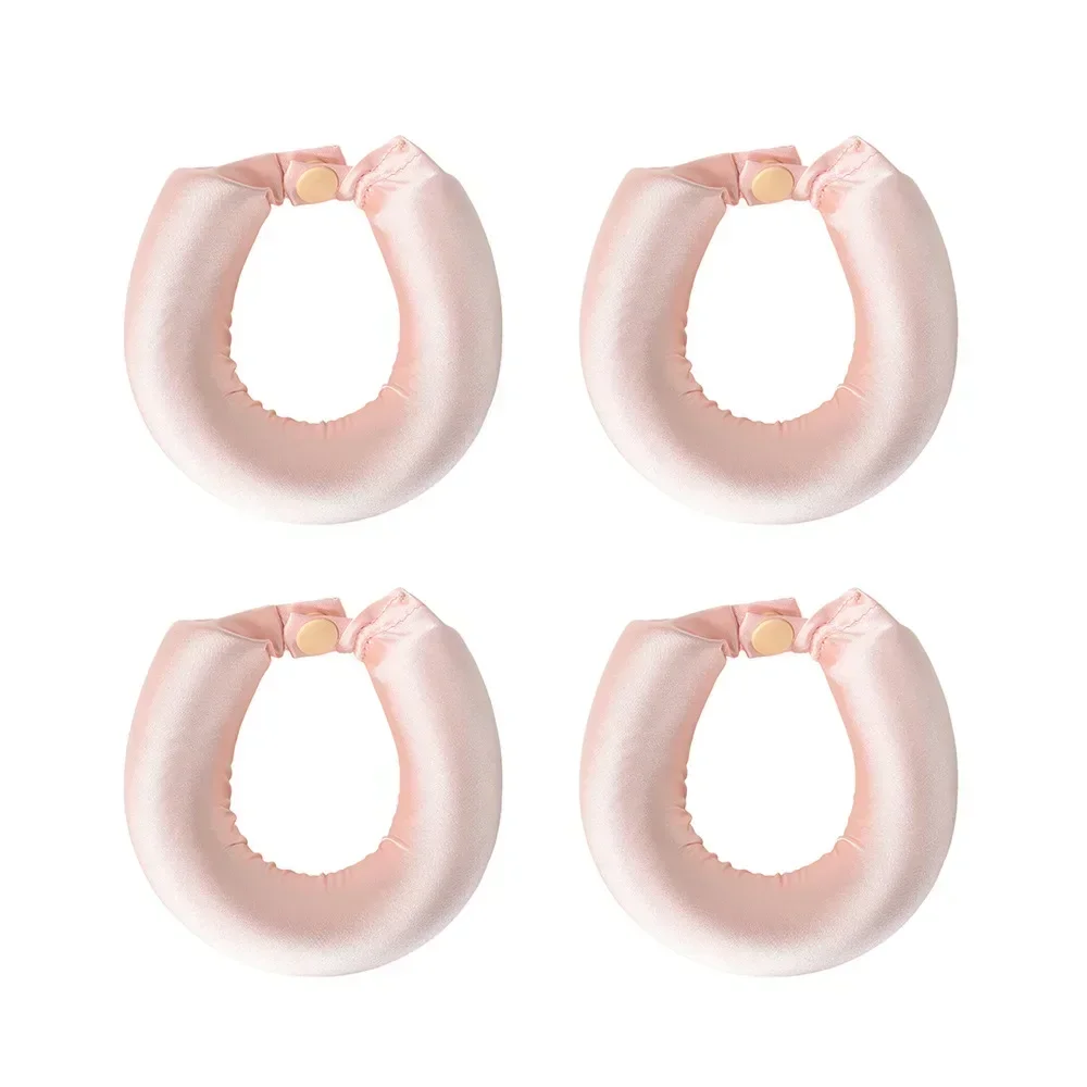 Heatless Haar Krultang Curling Rod Hoofdband Geen Warmte Haarrollers Satijn Luie Krullen Zachte Krulspelden Slapen Flexi Staven Styling Tools: Paars
