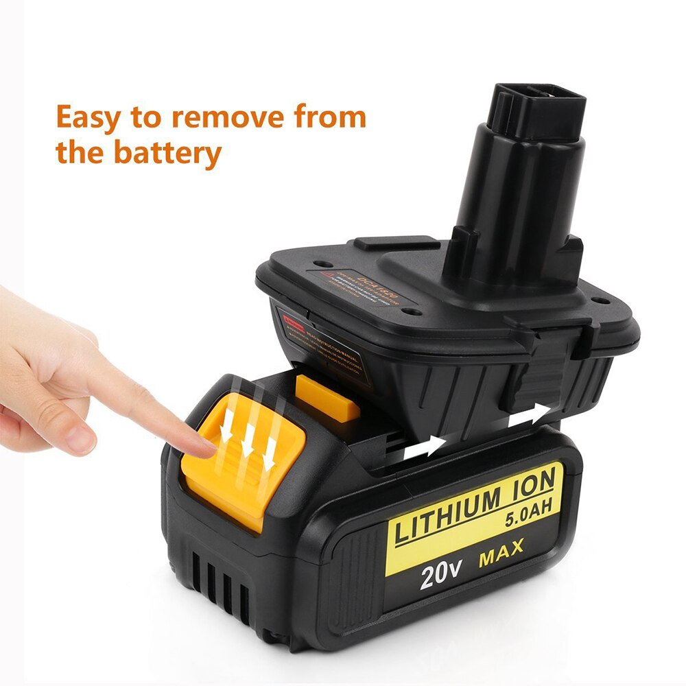 20V Battery Adapter DCA1820 for 18V Tools Convert 20V Lithium Battery for 18V Battery DC9096 DC9098 DE9096
