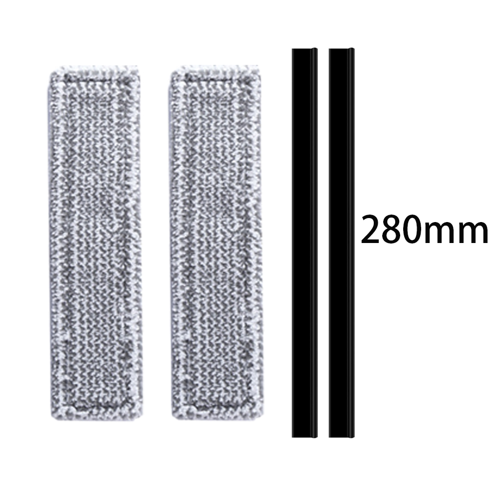 Voor Karcher WV2 WV5 Venster Stofzuiger Wasbare Mop Doek Onderdelen Glas Schone Vodden Rubberen Strip Veeg Glazenwasser: Donker Kaki