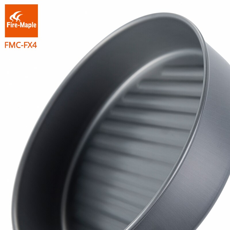 Fire Maple Feest Vesta Pan Outdoor Camping Wandelen Pinic Draagbare Harde Aluminium Koekenpan Opvouwbare Handvat FMC-FX4