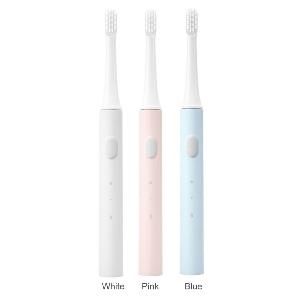 XIAOMI-cepillo de dientes eléctrico inteligente Mijia T100, cepillo de dientes sónico IPX7, resistente al agua, con cabezal: T100-W-B-P