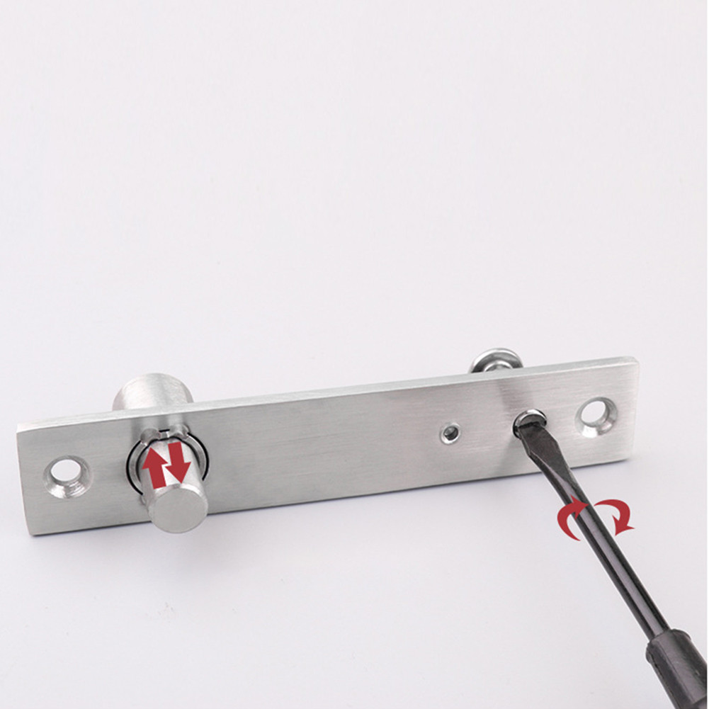 1 ensemble charnière de porte pivotante en acier inoxydable, 360 degrés, charnière de Pivot robuste pour portes en bois, amélioration de l&#39;habitat