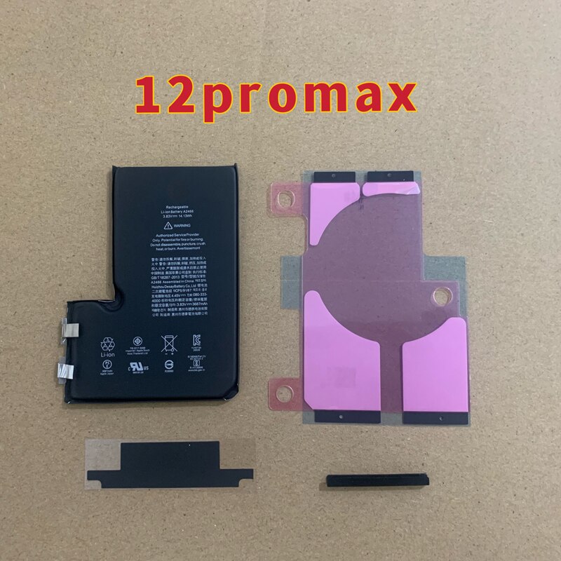 Rechargeable Battery Cell No Flex For iPhone XR XS 11 Pro 12 13 Max Mini Phone Repair Tools Corby Bolts Kit Sets: 12 Pro Max