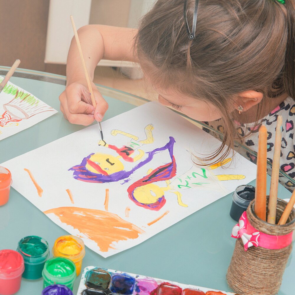 NUOBESTY Children Drawing Paper Roll Plain Sketching Graffti Paper 9m Kids Painting Paper Roll for School Home