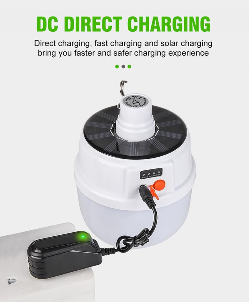 LED Solar Light 2in1 Solar Circular Hooking Remote Control Ligh Outdoor/Indoor Solar Lamp Garden Lighting Wireless Powered Light