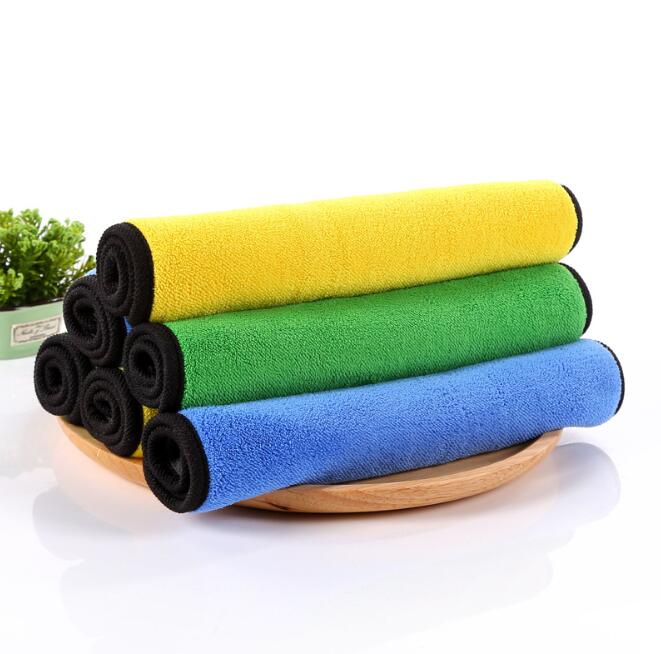 Toalla de baño de terciopelo Coral de secado rápido Toalla de limpieza para coches muebles de cocina uso General