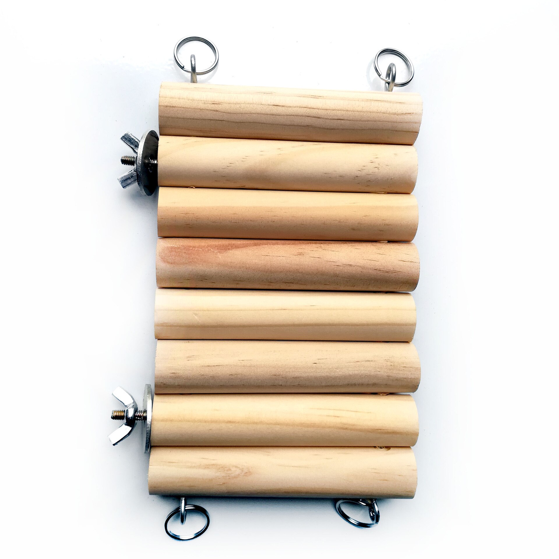 bird parrot pet wooden cage accessories toys logs perched bird cage pet toys