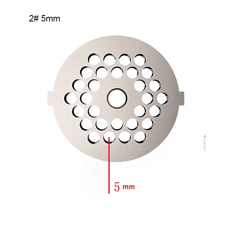 Rustfritt stål kjøttkvern hullplate for 55mm diameter kjøttkvern plate nett kniv kjøttkvern deler