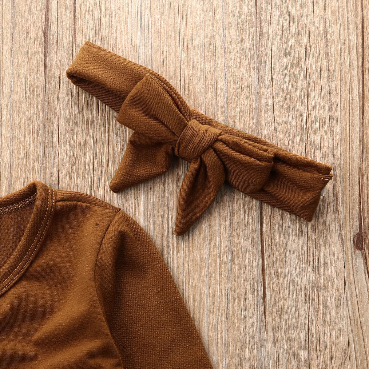 Baby Spring Autumn Clothing Newborn Baby Girl Boy Button Footies Long Sleeve Ruffled Jumpsuit Playsuit Clothes Solid Outfit